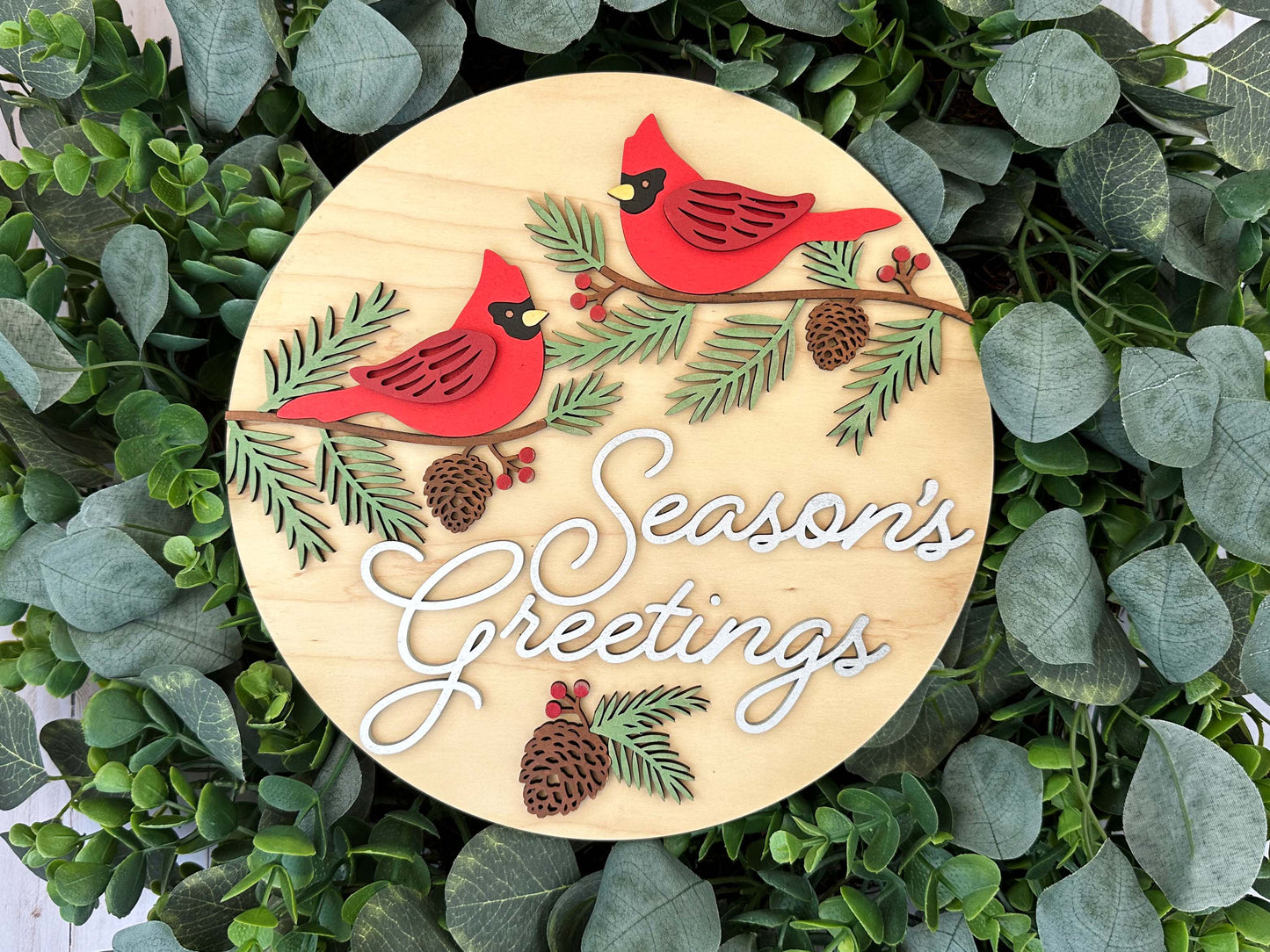 Seasons Greeting Cardinal