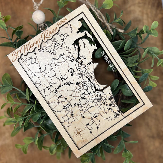 St. Mary’s Map Ornaments