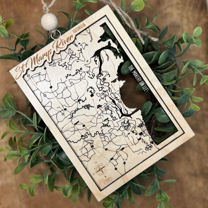 St. Mary’s Map Ornaments