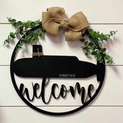 Submarine Welcome Sign