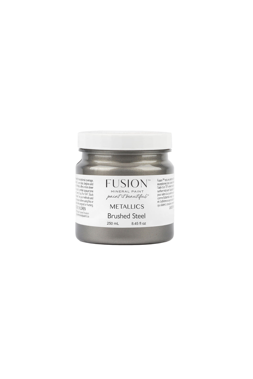 Brushed Steel Metallic Paint