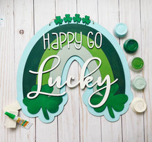 Load image into Gallery viewer, Happy Go Lucky 10&#39; Rainbow Sign
